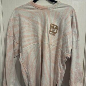 Disney Parks Size S Spirit Jersey Walt Disney World Pink Tie-Dye Briar Rose Gold